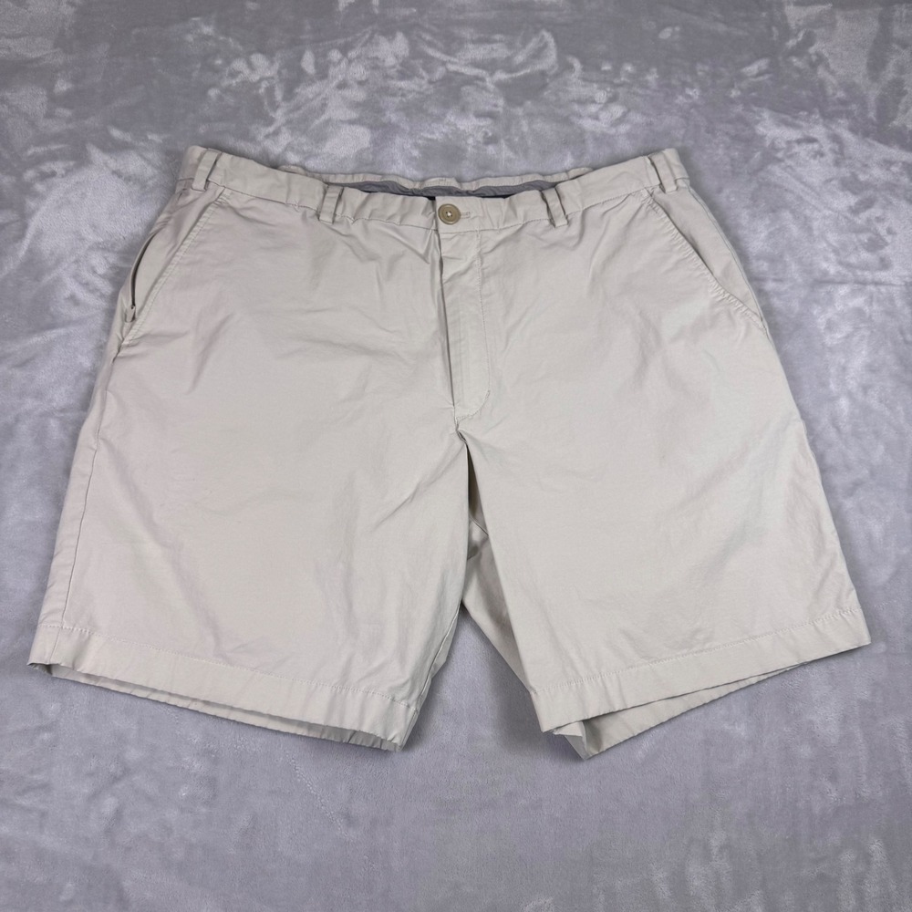 Vineyard Vines OTG On-The-Go Shorts Mens 42 Khaki Tan Performance Stretch‎ Golf*